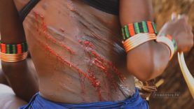 Whipping African Tribe Ceremony